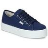 Baskets basses Victoria BLUCHER LONA PLATAFORMA Bleu
