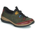 Baskets basses Rieker N3271-54 Kaki Grenoble