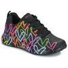Baskets basses Skechers UNO LITE GOLDCROWN - HEART OF HEARTS Noir