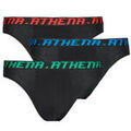 Lingerie homme sur Grenoble : Slips Athena MY PETITS PRIX Pack de 4 Noir