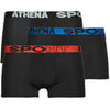 Boxers Athena ECO SPORT Pack de 3 Noir
