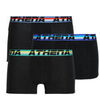 Boxers Athena COTON 720 STRETCH Pack de 3 Noir