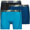 Boxers Athena TRANING DRY LONG Pack de 3 Bleu