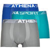 Boxers Athena FRESH Pack de 3 Bleu