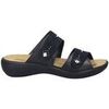 Tongs Josef Seibel PANTOUFLE IBIZA-09 NUBUCK NOIR