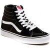 Baskets montantes Vans SK8 HI BLACK Argent&eacute;