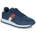 Baskets homme sur Grenoble : Baskets basses Tommy Jeans RETRO LEATHER TJM ESS Marine