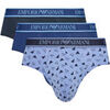 Cale&ccedil;ons Emporio Armani EA7 112132 4F717 - 3 PACKS BRETELLES Bleu