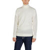 Gilet Calvin Klein Jeans TORTUE EN LAINE SUP&Eacute;RIEURE K10K110420 Blanc