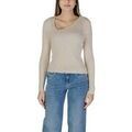 Pull Vila VINELLY L/S NECK DETAIL KNIT TOP/PB 14103386 Grenoble