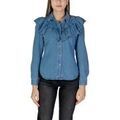 Chemises sur Grenoble : Chemise Only ONLINDIGO LIFE LS FRILL DB DNM QYT 15297988