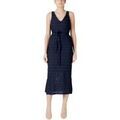 Robe courte Vila Viamalina V-Neck S/L Midi/Pb 14104109