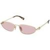 Lunettes de soleil Miu Miu 0MU A52S ZVN4I0 Dor&eacute;