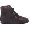 Boots enfant Pisamonas Bottes En Su&egrave;de Style Mohican Pour Enfants Gris
