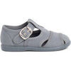 Baskets basses enfant Pisamonas Salom&eacute;s Style Sandales En Toile Gris