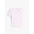 T-shirt Tommy Hilfiger T-Shirt col V femme rose
