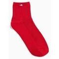 Chaussettes sur Grenoble : Chaussettes Vanessa Wu Chaussettes courtes c&ocirc;tel&eacute;es Amy Rouge