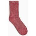 Chaussettes sur Grenoble : Chaussettes Vanessa Wu Chaussettes paillet&eacute;es Ambre Rouge