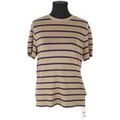 Tee-shirts sur Grenoble : T-shirt Officine G&eacute;n&eacute;rale T-shirt en lin marron Marron