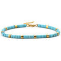 Bracelets Sixtystones Sixty Stones - 60 - Cha&icirc;ne Cheville - Bleu Grenoble