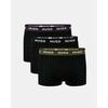 Cale&ccedil;ons HUGO 50517878 TRUNK TRIPLET PACK Noir