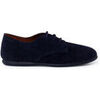 Derbies enfant Pisamonas Derbies Enfants Su&egrave;de Lacets Bleu