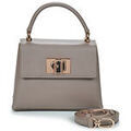 Sac &agrave; main Furla FURLA 1927 MINI TOP HANDLE Marron Grenoble