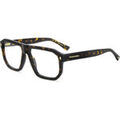 Lunettes sur Grenoble : Lunettes de soleil Dsquared D2 0146 Cadres Optiques, Havana, 57 mm