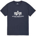 Tee-shirts sur Grenoble : T-shirt Alpha Industries Basic T-Shirt BL - navy