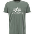 Tee-shirts sur Grenoble : T-shirt Alpha Industries Basic T-Shirt BL - vintage green