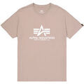 Tee-shirts sur Grenoble : T-shirt Alpha Industries Basic T-Shirt BL - vintage sand