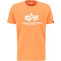 Tee-shirts sur Grenoble : T-shirt Alpha Industries Basic T-Shirt BL - tangerine