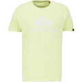 Tee-shirts sur Grenoble : T-shirt Alpha Industries Basic T-Shirt BL - Arctic Lime