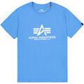 Tee-shirts sur Grenoble : T-shirt Alpha Industries Basic T-Shirt BL - mediteranian blue