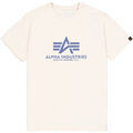 Tee-shirts sur Grenoble : T-shirt Alpha Industries Basic T-Shirt BL - vint.white/night purple