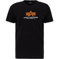 Tee-shirts sur Grenoble : T-shirt Alpha Industries Basic T-Shirt BL Rubber - black