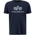 Tee-shirts sur Grenoble : T-shirt Alpha Industries Basic T-Shirt Refl. Print - rep.blue