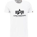 Tee-shirts sur Grenoble : T-shirt Alpha Industries Basic T-Shirt BL Rainbow Ref. - white