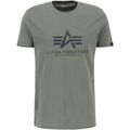 Tee-shirts sur Grenoble : T-shirt Alpha Industries Basic T-Shirt BL Rainbow Ref. - vintage green