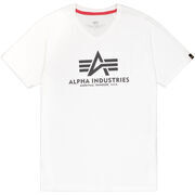 T-shirt Alpha Industries Basic T-Shirt BL V-Neck - white