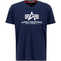 T-shirt Alpha Industries Basic T-Shirt BL V-Neck - ultra navy Grenoble