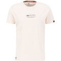 Tee-shirts sur Grenoble : T-shirt Alpha Industries Alpha Wording T-Shirt - jet stream white