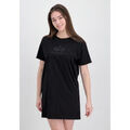 Tee-shirts sur Grenoble : T-shirt Alpha Industries Basic Long T-Shirt Glitter W - black/black