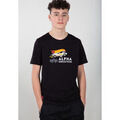 Tee-shirts enfants sur Grenoble : T-shirt enfant Alpha Industries Rodger Dodger T Kids/Teens - black