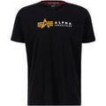 T-shirt Alpha Industries Alpha Label T-Shirt PP - black