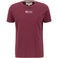 Tee-shirts sur Grenoble : T-shirt Alpha Industries Organics EMB T-Shirt - organic burgundy