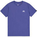 Tee-shirts sur Grenoble : T-shirt Alpha Industries Backprint T-Shirt - night purple