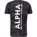 T-shirt Alpha Industries Backprint T-Shirt Camo - black camo