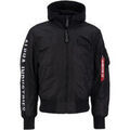 Veste Alpha Industries MA-1 D-Tec Sleeve Embroidery - black/reflective