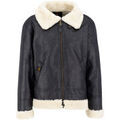 Veste Alpha Industries B-3 Faux Leather - black Grenoble